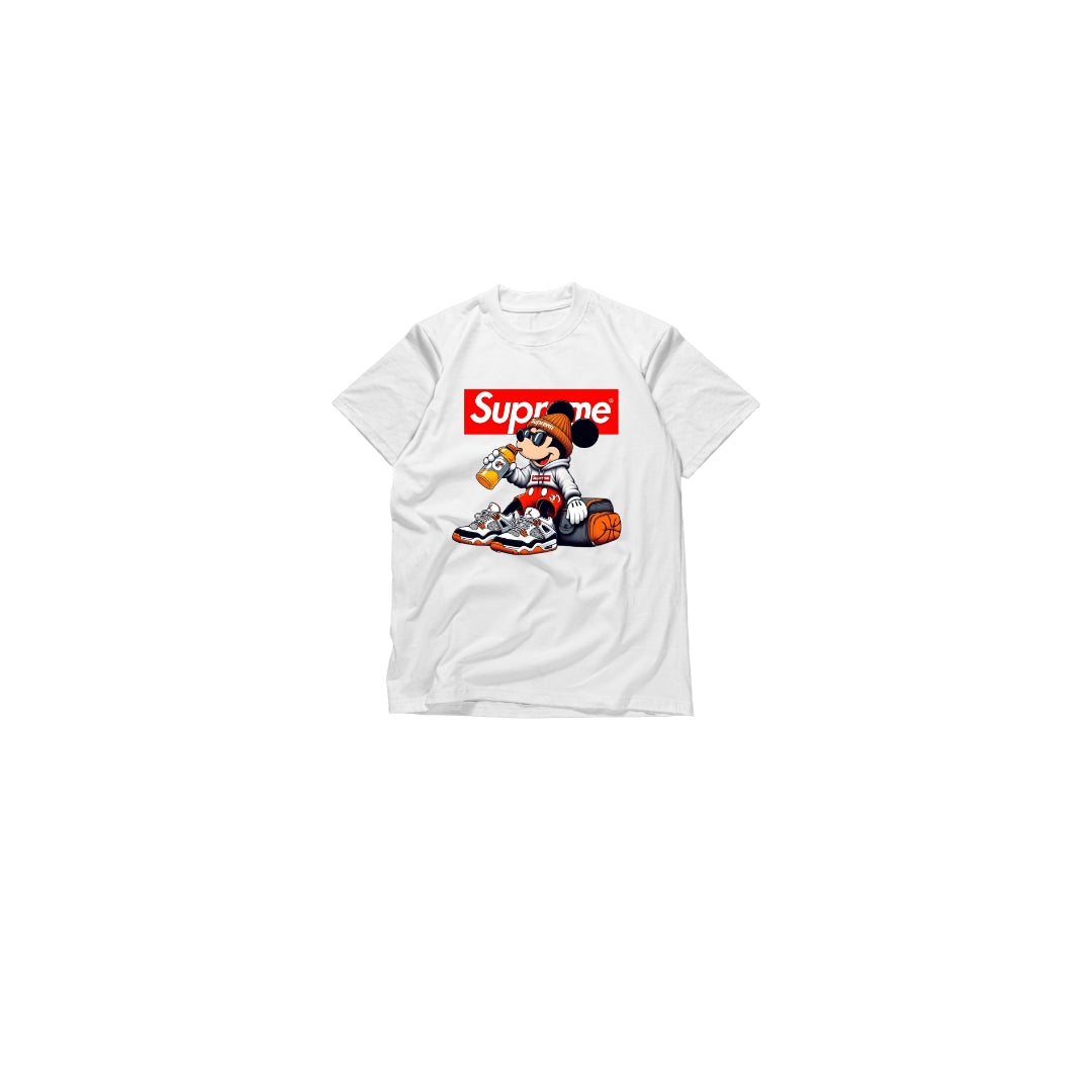 Kids T-Shirt Highline Series: Supreme‑Inspired Mickey Mouse Capsule