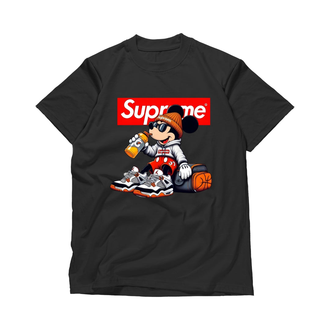 T-Shirt Highline Series: Supreme‑Inspired Mickey Mouse Capsul