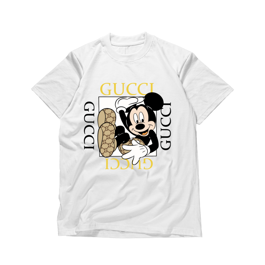 T-shirt Highline Series: Gucci-inspired Mickey Graphic T-Shirt
