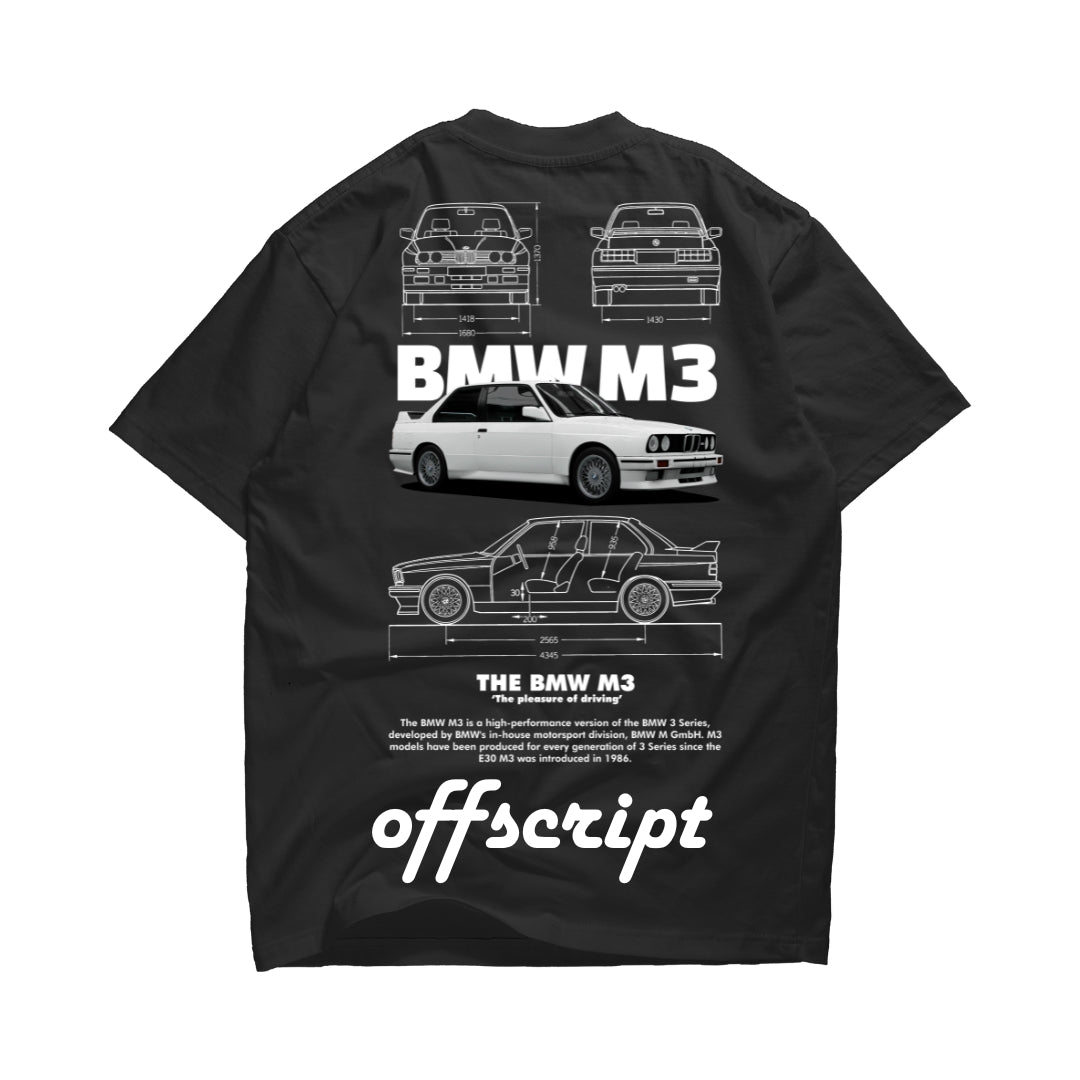 T-Shirt Driven Series: BMW E30 M3 Red
