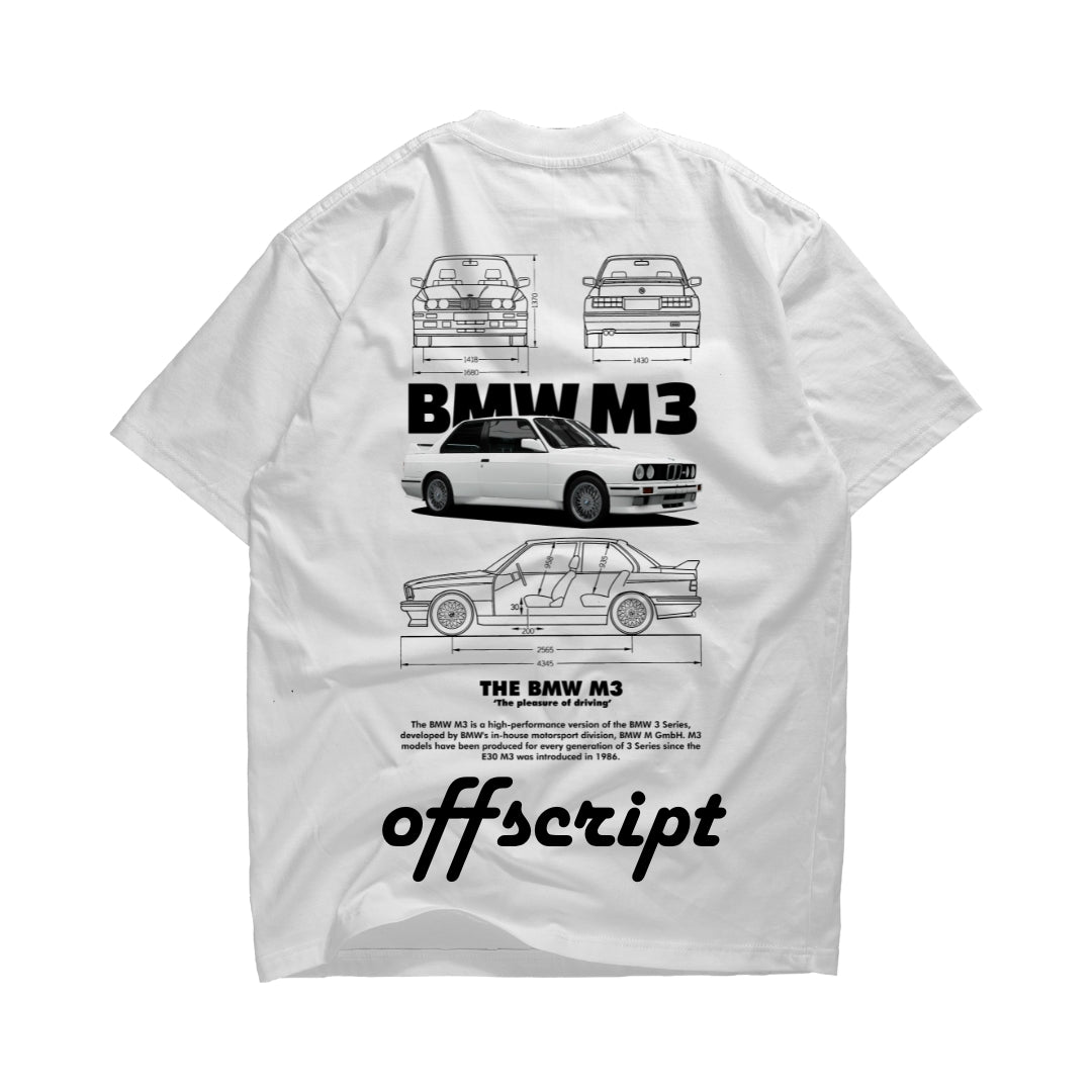 T-Shirt Driven Series: BMW E30 M3 Red