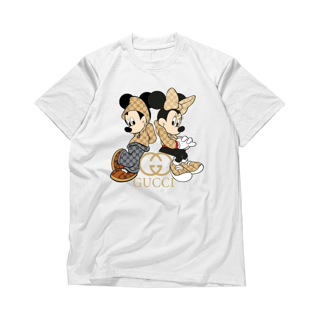 T-Shirt Highline Series: Gucci‑inspired Mickey & Minnie Mouse
