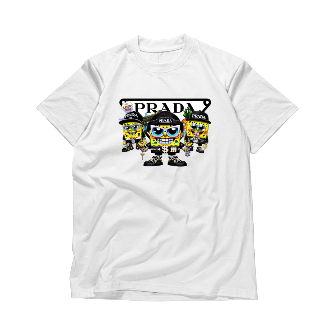 T-Shirt Highline Series: Prada‑Inspired SpongeBob Capsule