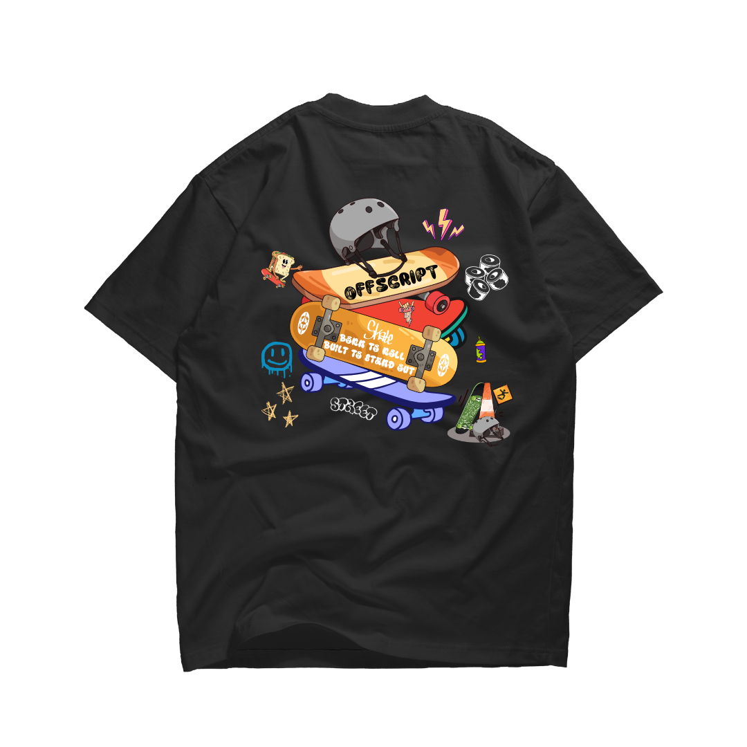Offscript Skateboard Graphic Tee