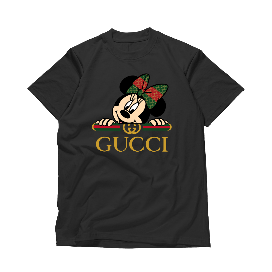 Gucci-inspired  Minnie Mouse Graphic T-Shirt