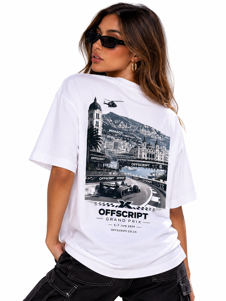 The Circuit Series – Monaco Grand Prix Oversized Offscript Tee