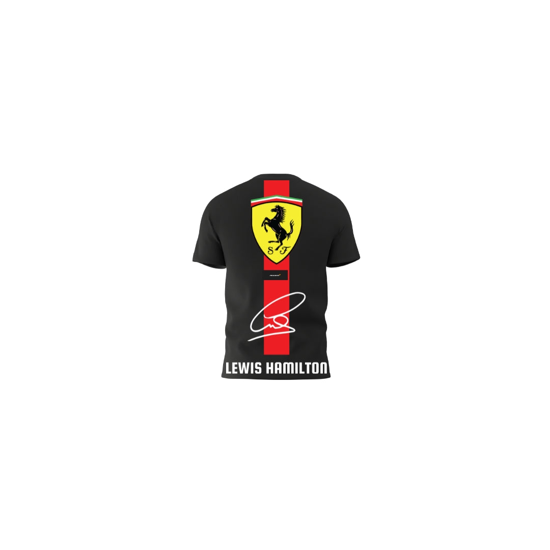 Kids Lewis Hamilton Scuderia Ferrari Signature T-Shirt