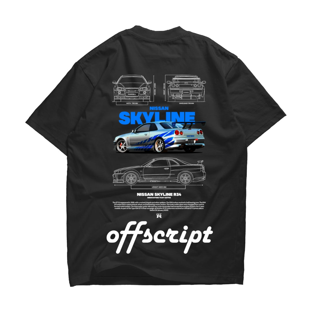 T-Shirt Driven Series: NISSAN SKYLINE