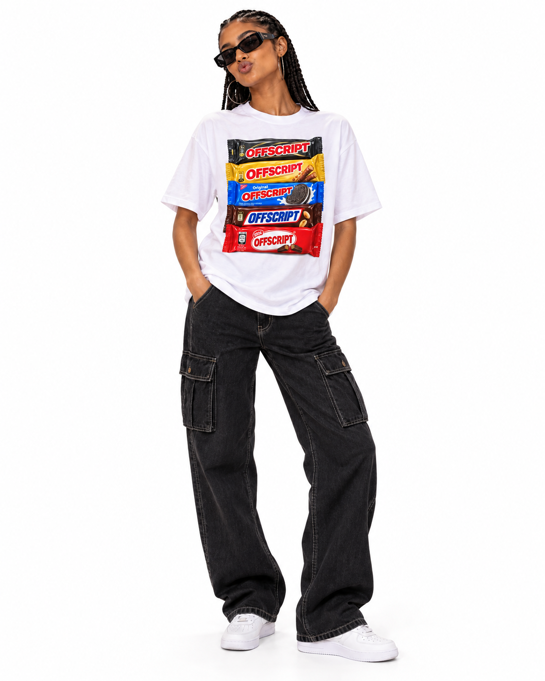 OFFSCRIPT Sweet Tooth Oversized Tee