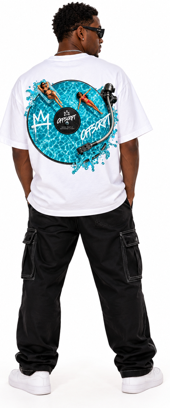 OFFSCRIPT Poolside Sessions Oversized Tee