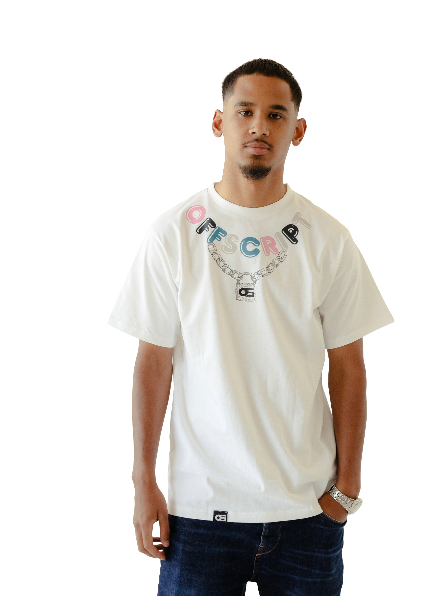 Off Script Chain Tee