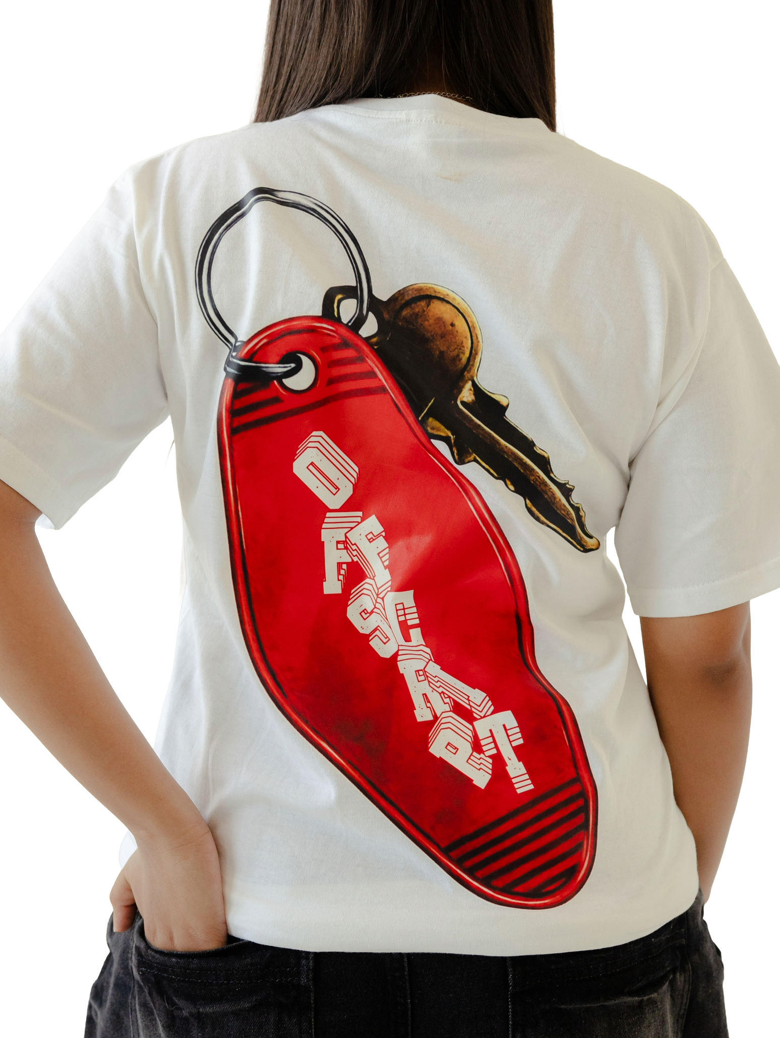 Offscript Key Tag Graphic Tee