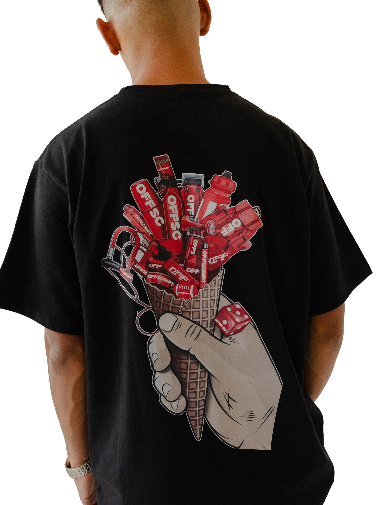 Offscript Ice Cream Cone Graphic Tee