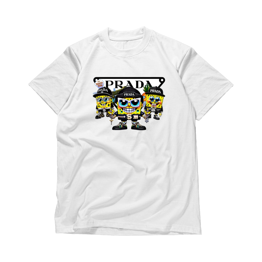 The Highline Series - Kids Prada Inspired SpongeBob Capsule T-Shirt