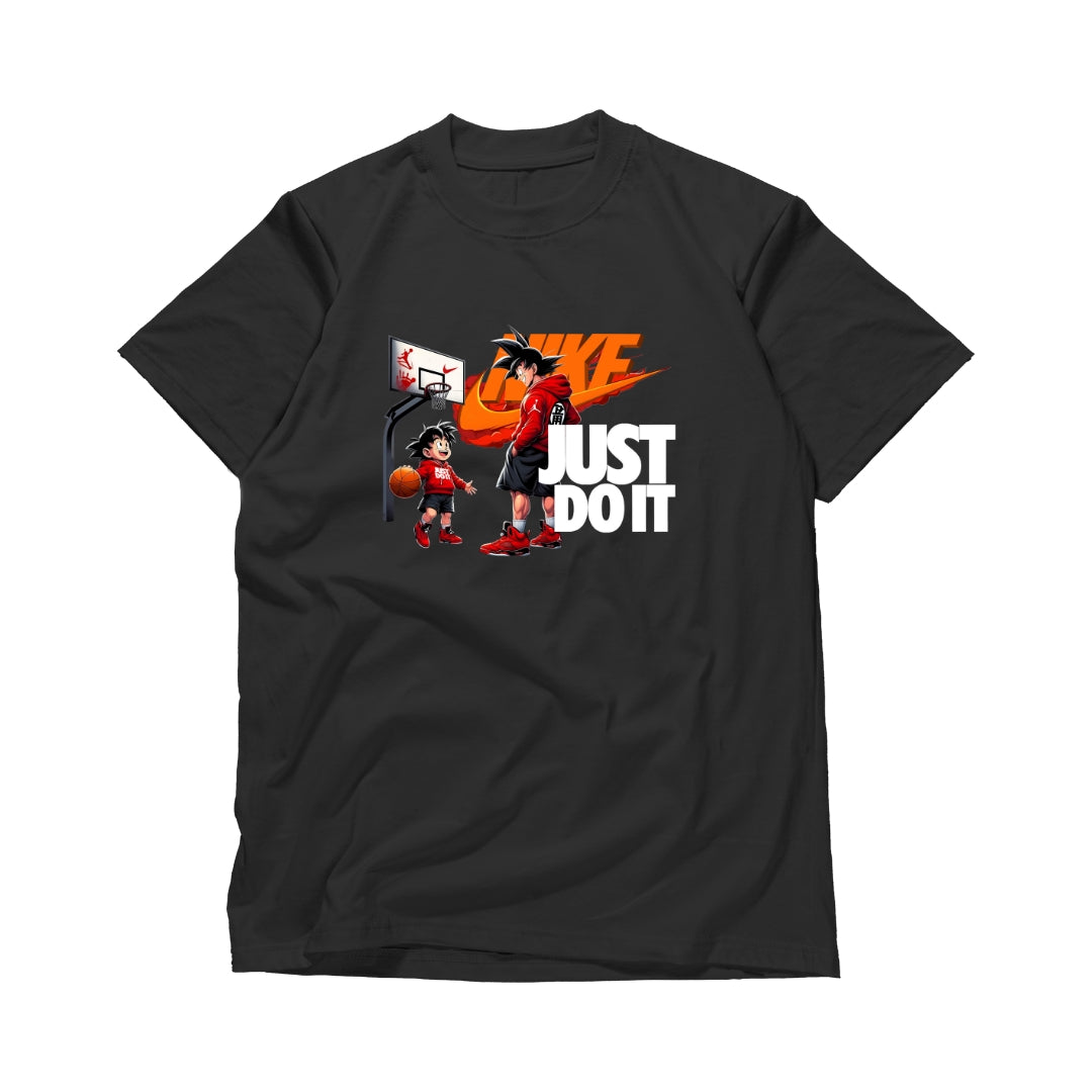 Nike-Inspired Dragon Ball Z Graphic T-Shirt