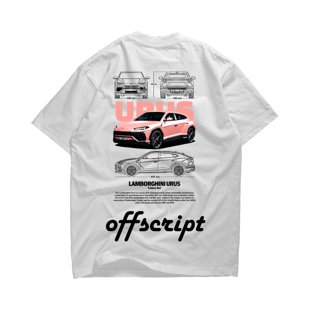 T-Shirt Driven Series: Peach Lambo Urus