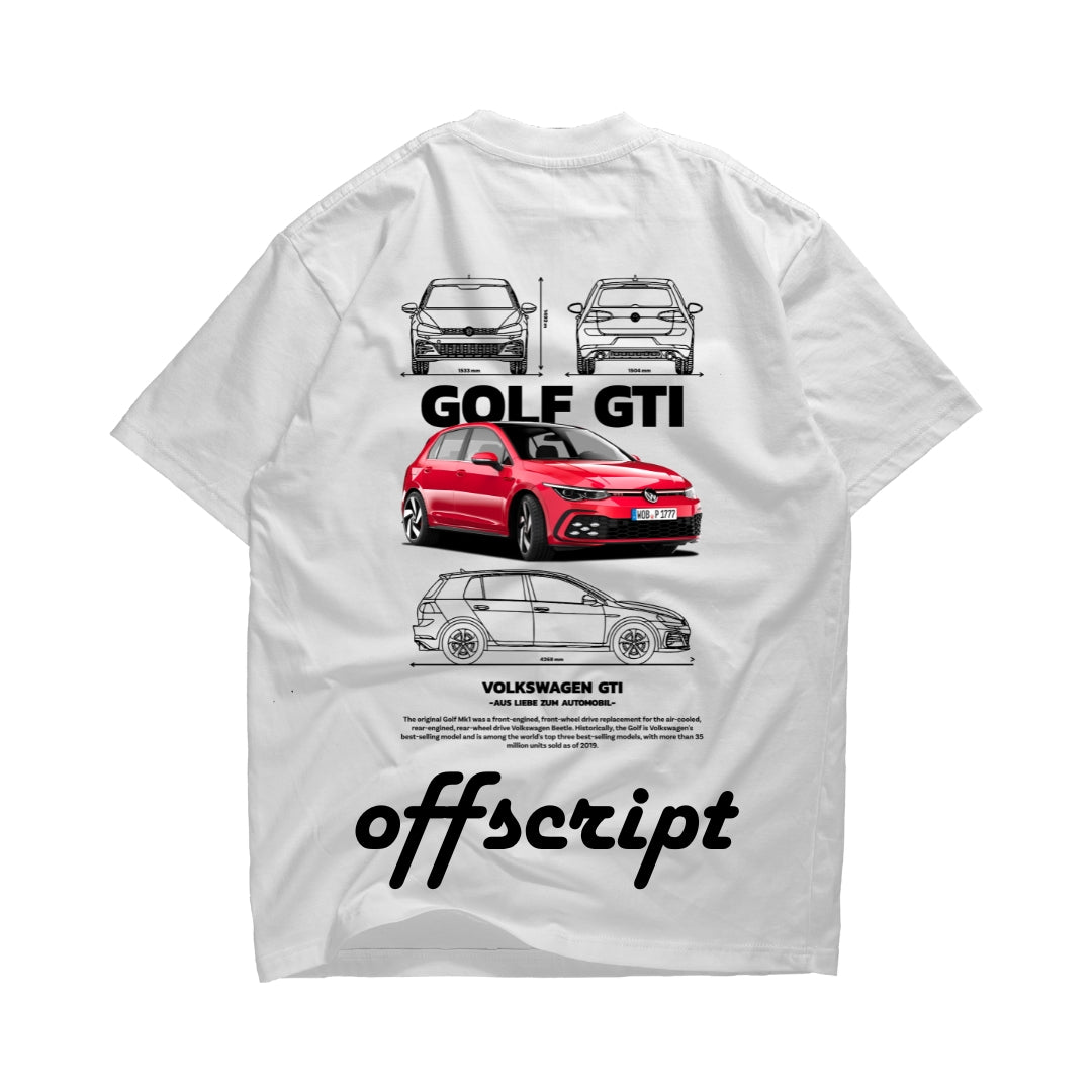 T-Shirt Driven Series: RED GOLF GTI