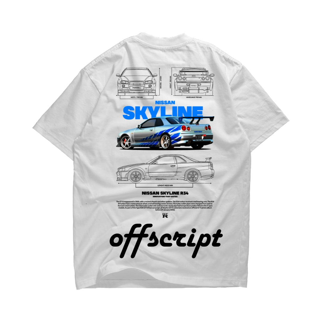 T-Shirt Driven Series: NISSAN SKYLINE