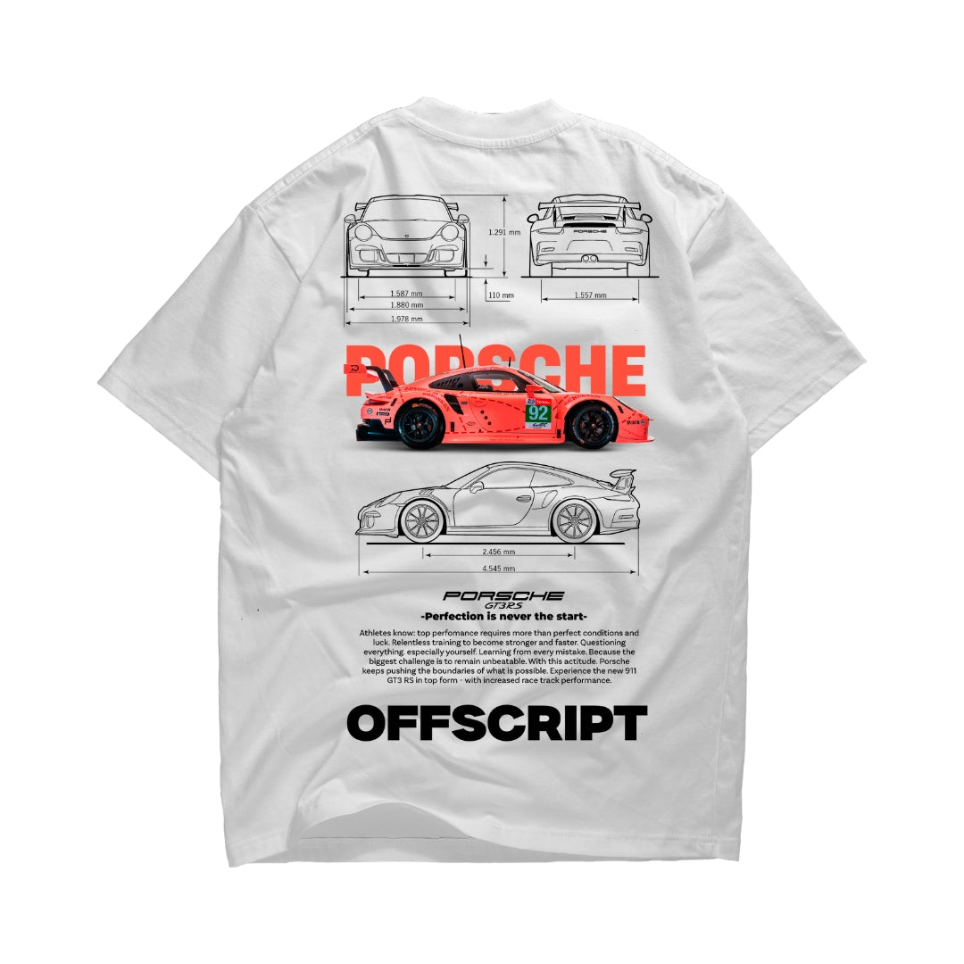 Ts-shirt Driven Series: Porsche Blueprint