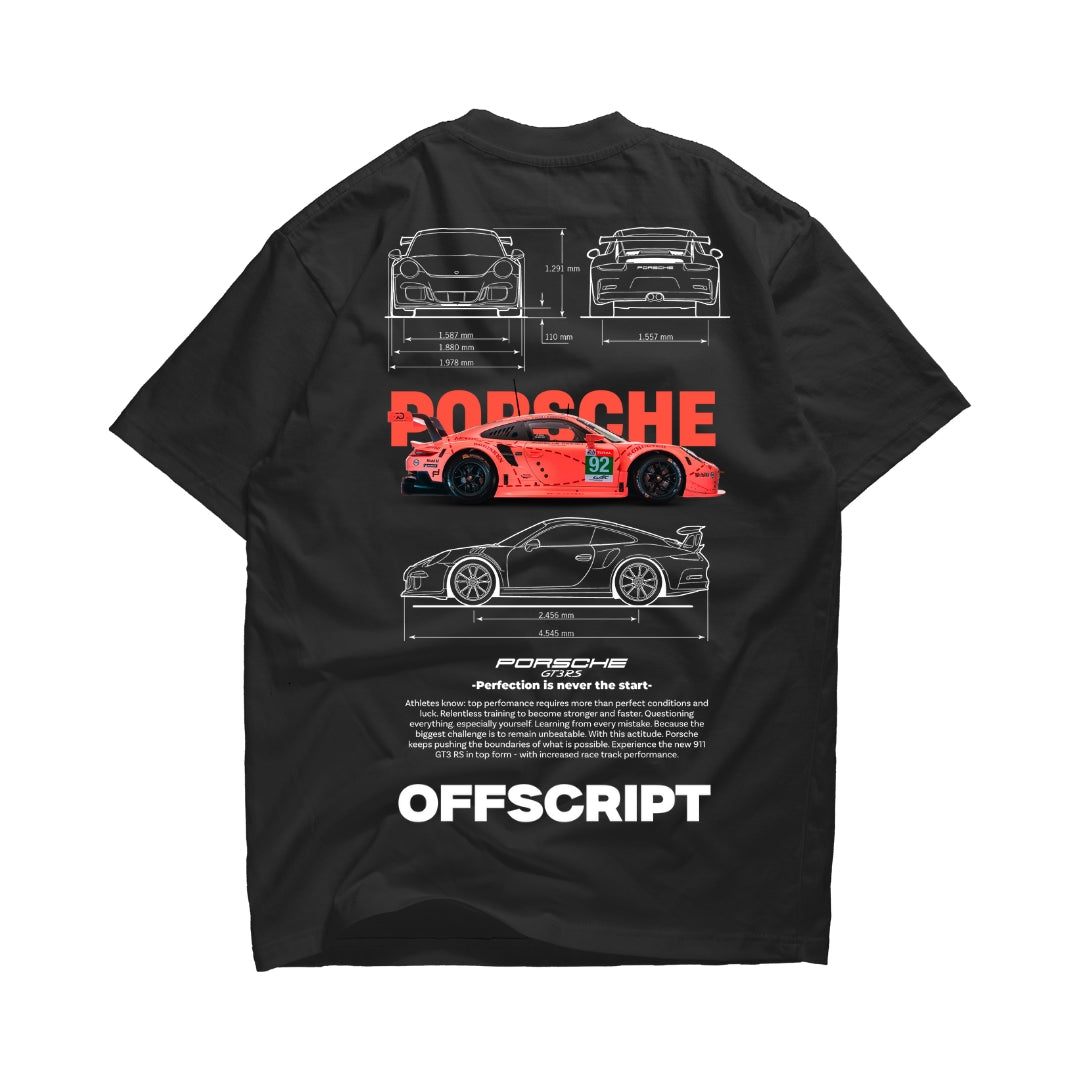 Ts-shirt Driven Series: Porsche Blueprint