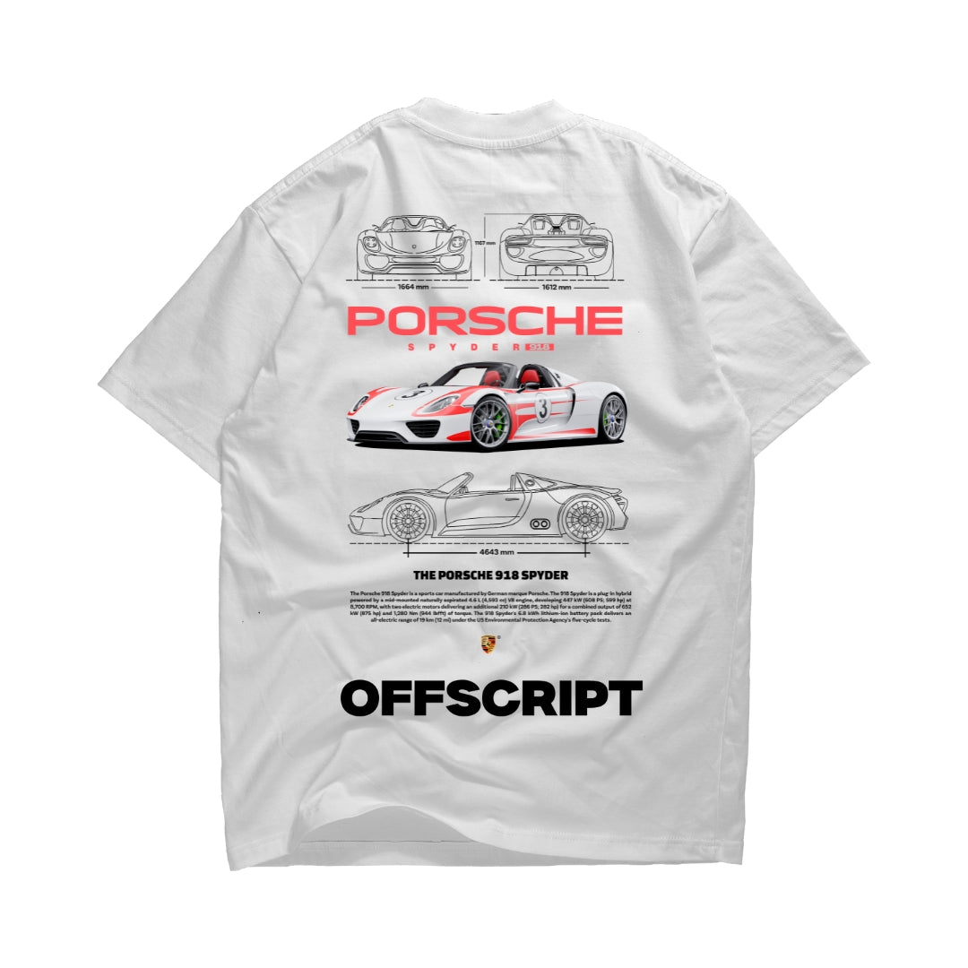 Offscript Series: Porsche 918 Spyder T-shirt