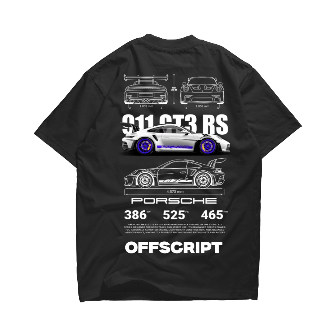 T-shirt Driven Series:  Porsche GT3 RS