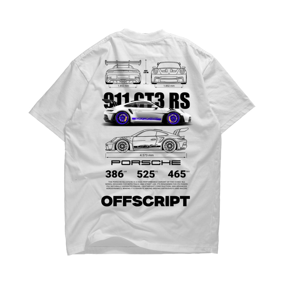 T-shirt Driven Series:  Porsche GT3 RS
