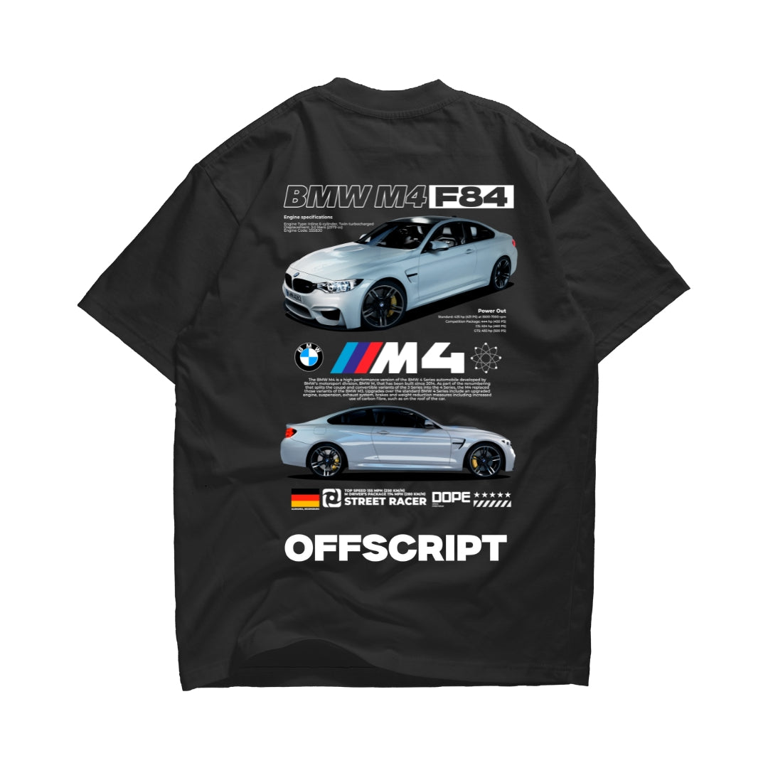 T-shirt Driven Series: BMW M4 F84 Power T-shirt