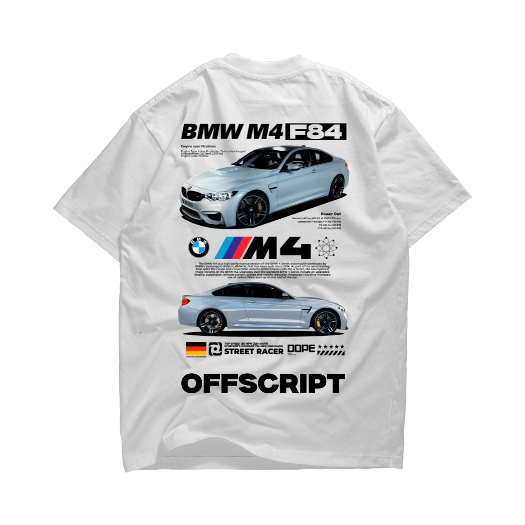 T-shirt Driven Series: BMW M4 F84 Power T-shirt